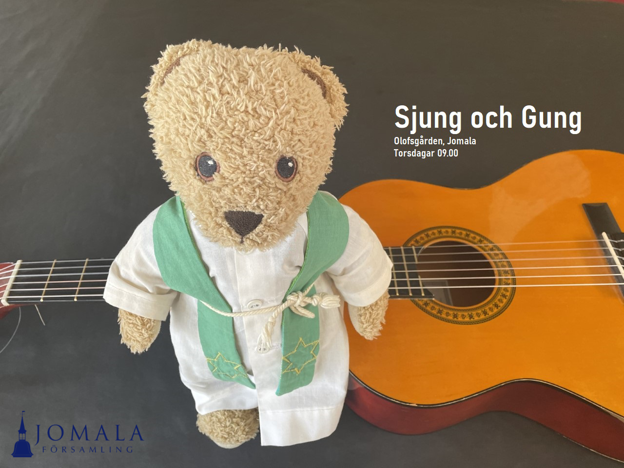 Nalle och gitarr